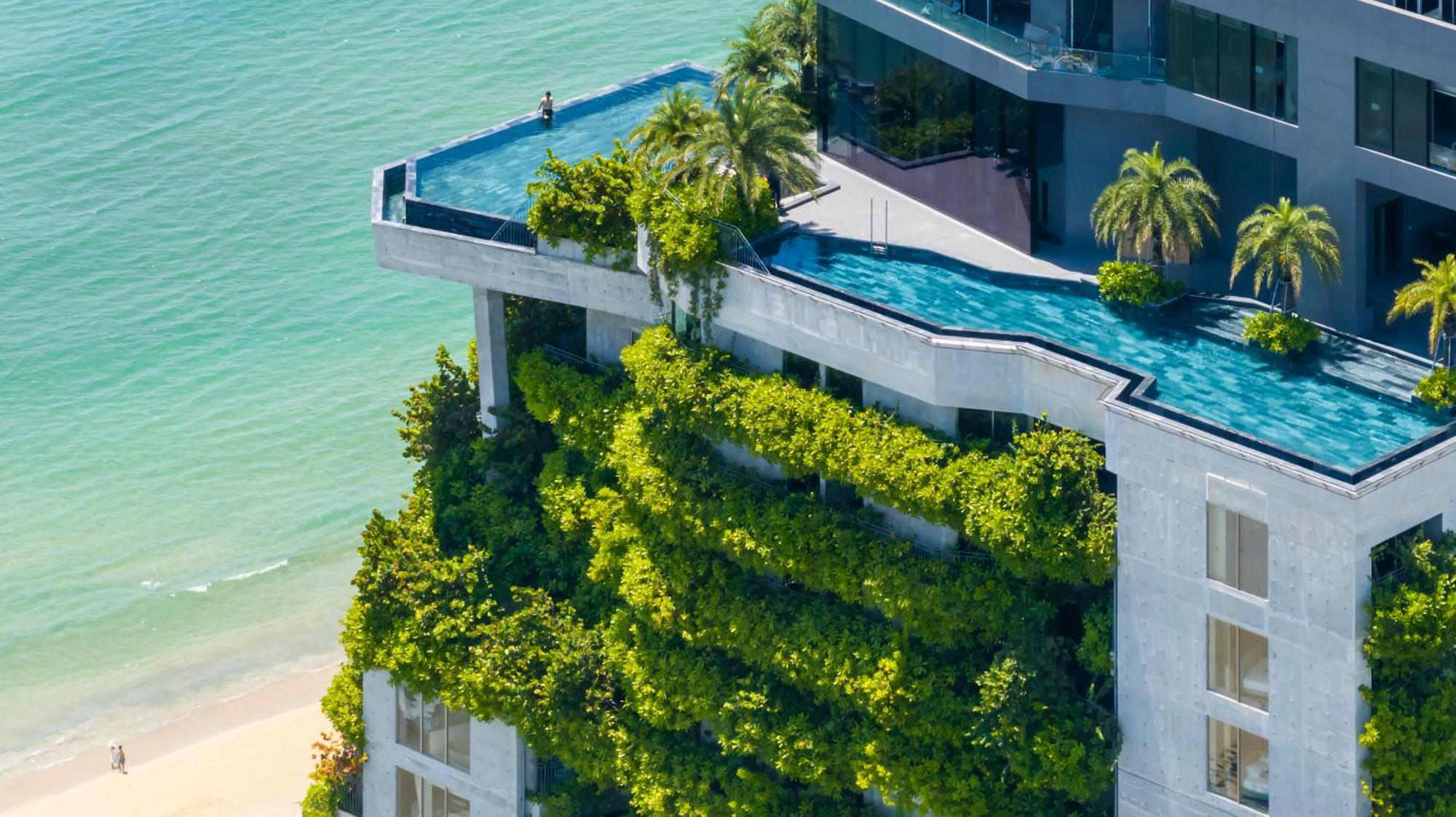 M Hotel Danang Εξωτερικό φωτογραφία The rooftop garden
